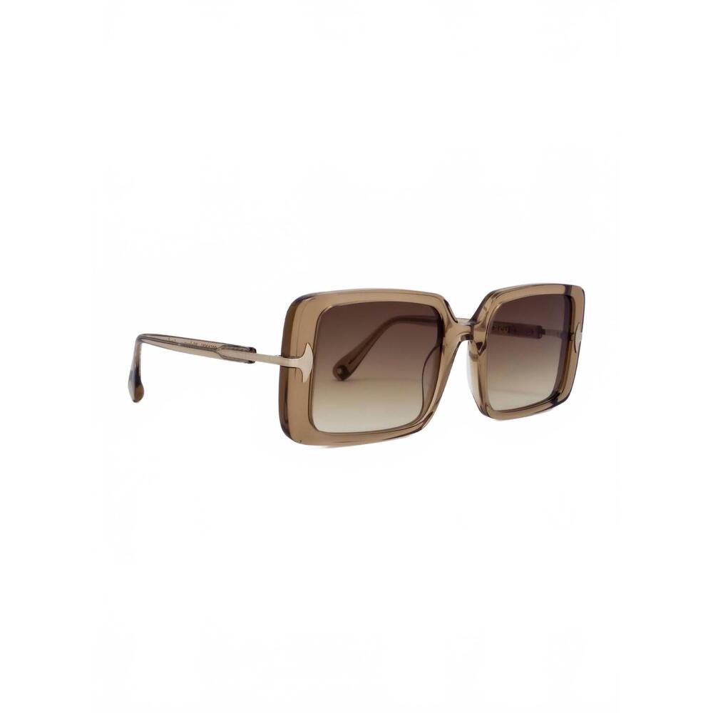 NEW APERÇU EYEWEAR women's quann 01 sunglasses in walnut